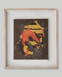 Carta materia by Mimmo Rotella contemporary artwork painting, works on paper, photography, print