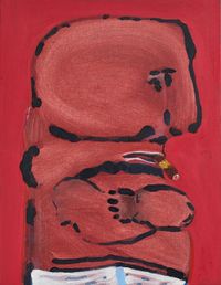 Little Monster by Robert Hodgins contemporary artwork painting, works on paper