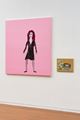 Pink poppy 60's girl by Jenny Watson contemporary artwork 3