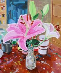 꽃과 화병 Flowers in a vase-23 by Seokmee NOH contemporary artwork painting