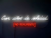 Cien Años De Soledad (No Realmente) by Alfredo Jaar contemporary artwork sculpture