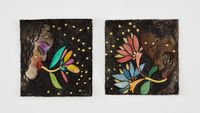 Harvest - Flower Eaters by Chris Ofili contemporary artwork works on paper, drawing