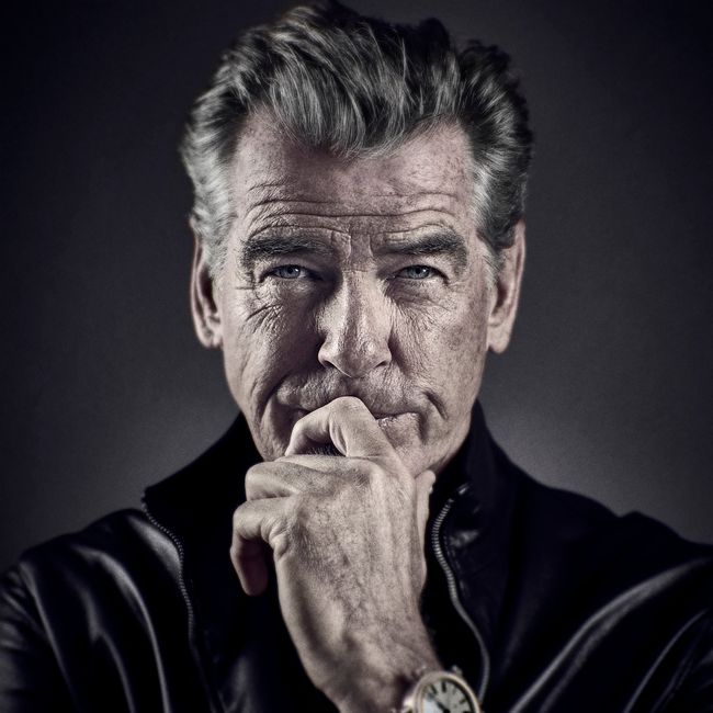 Pierce Brosnan by Andy Gotts contemporary artwork