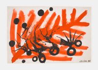 Black Squids by Alexander Calder contemporary artwork painting, works on paper, drawing