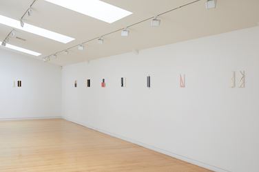 Exhibition view: John Nixon, Small Black + White, Two Rooms, Auckland (22 May–18 July 2019). Courtesy Two Rooms, Auckland. 
