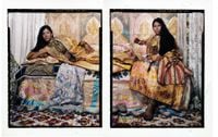 Harem Revisited #32 by Lalla Essaydi contemporary artwork print
