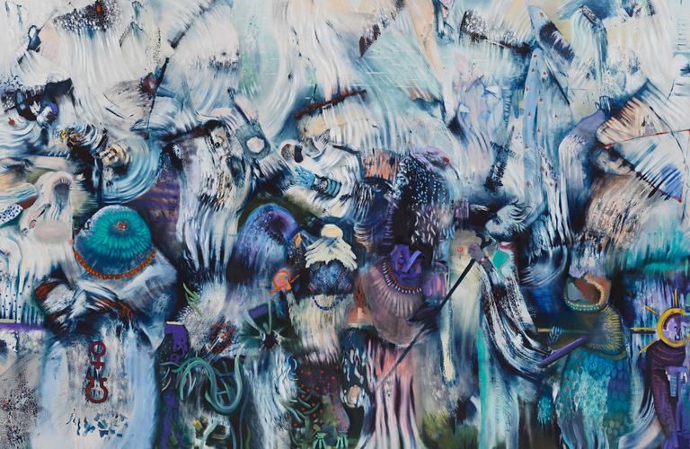 Ali Banisadr Orchestrates the Senses at Victoria Miro