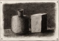 Vase and Block by William Kentridge contemporary artwork works on paper, drawing