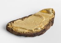 Work No. 3071Peanut Butter On Toast by Martin Creed contemporary artwork sculpture