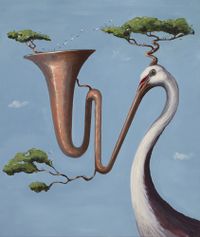 Song Worm by Joanna Braithwaite contemporary artwork painting
