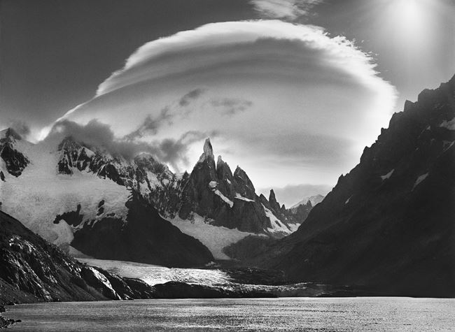 Cerro Torre, part of a mountain chain in the Southern Patagonian Ice Field, Argentine Patagonia by Sebastião Salgado contemporary artwork