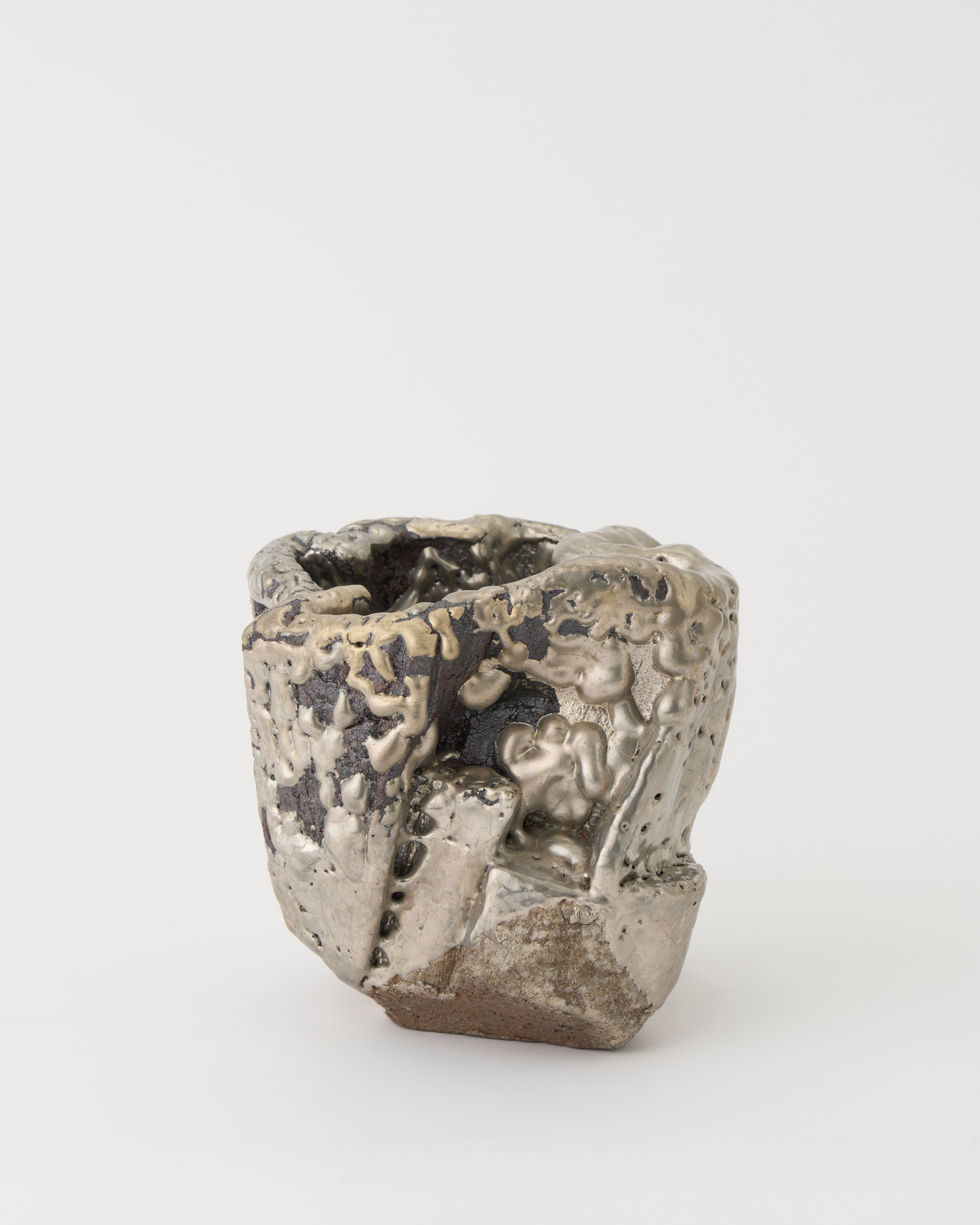 El Capitan, 2026 by Miwa Kyusetsu Xiii, Hagi stoneware, straw ash