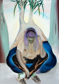 Merging with the Environment by Yi Youjin contemporary artwork painting