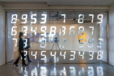 Installation view: Tatsuo Miyajima, 'Infinite Numeral', Gallery Baton, Seoul, 2023