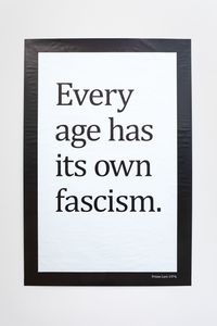 Every age has its own fascism by Jeremy Deller contemporary artwork works on paper, print