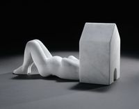 Femme Maison by Louise Bourgeois contemporary artwork sculpture