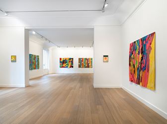 Exhibition view: Etel Adnan, Life is a weaving, Galerie Lelong & Co., Paris (25 January–10 March 2018). Courtesy Galerie Lelong & Co.