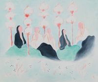 Meditation by Wu Yi contemporary artwork painting, works on paper