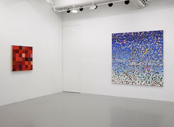 Exhibition view: Group Exhibition, Painters Reply: Experimental Painting in the 1970s and now, Lisson Gallery, 10th Avenue, New York (27 June–9 August 2019). Courtesy Lisson Gallery.
