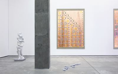 Exhibition view: Troika, Compression Loss, Galeria OMR, Mexico City (10 November-20 January 2018). Courtesy Galeria OMR, Mexico City.