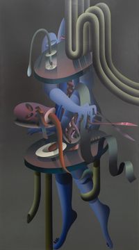 Meine Blaue Haut by Igor Hosnedl contemporary artwork painting