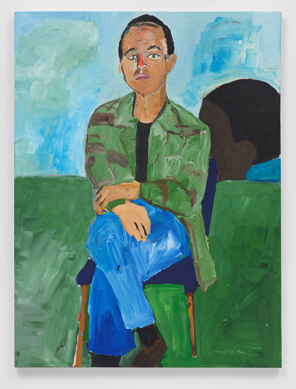 Portrait of Chase Hall, 2019 by Henry Taylor Ocula