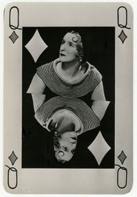 Valentine Hugo as Queen of Diamonds by Man Ray contemporary artwork photography