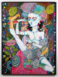 the cry of this body's occassion by Del Kathryn Barton contemporary artwork painting