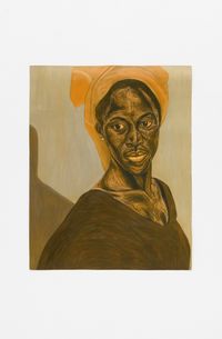 Untitled (Woman II) by Collins Obijiaku contemporary artwork painting, works on paper