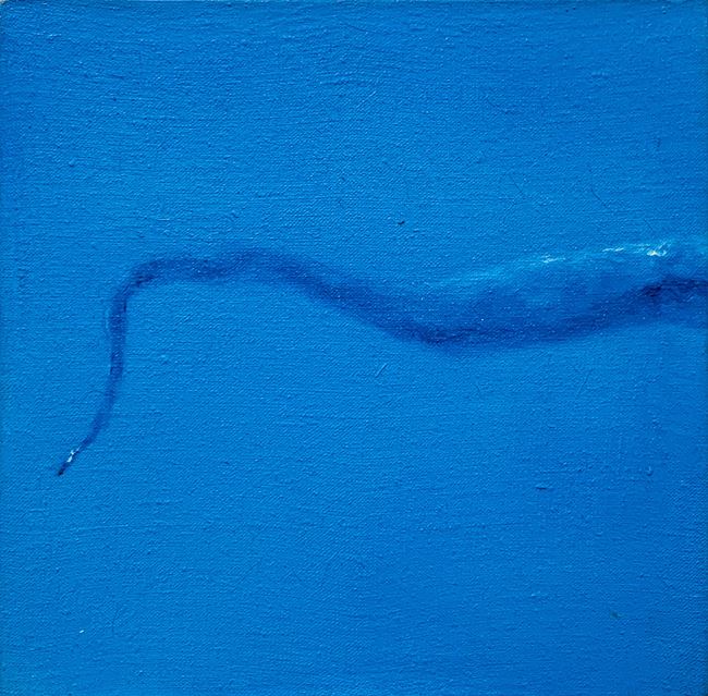 Blue Leaf No. 17 《藍色・葉 No. 17》 by WU Xiaohang contemporary artwork