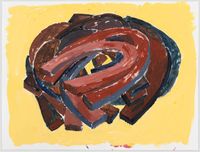 untitled: broken holder; 2020 by Phyllida Barlow contemporary artwork painting, works on paper