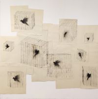 Cages by Leila Mirzakhani contemporary artwork works on paper, drawing
