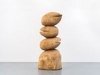 Squawk Column by David Nash contemporary artwork sculpture