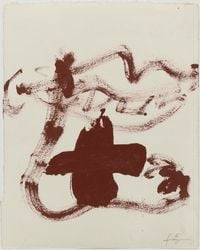 Boca, peu i creu by Antoni Tàpies contemporary artwork works on paper