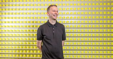 David Shrigley Serves 8,000 Tennis Balls in Melbourne
