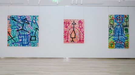Exhibition view: Le Trieu Dien, The Canvas of Memories, DUMONTEIL Contemporary, Shanghai (22 January–12 March 2022). Courtesy DUMONTEIL Contemporary. 