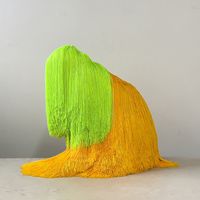 Yellow-Headed Golden Companion by Troy Emery contemporary artwork sculpture