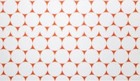 52 x 4 n. 3: cercles et demi-cercles (Quand j'étais petit, je ne faisais pas grand) by François Morellet contemporary artwork painting, works on paper
