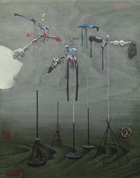 Foreign Body mass in the Fog by Tong Kunniao contemporary artwork painting
