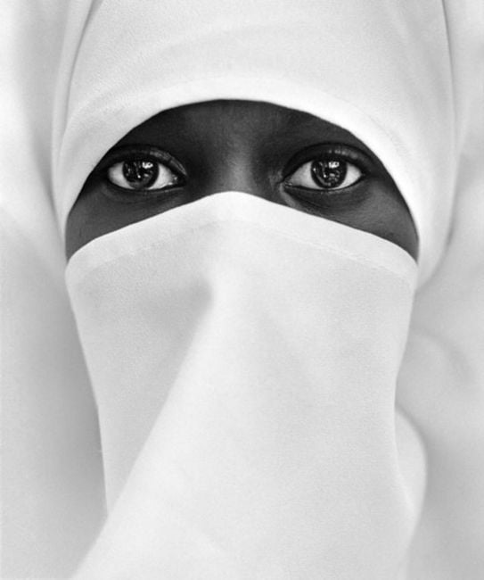A Young Muslim Woman in Brooklyn by Chester Higgins contemporary artwork