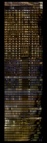 Interior Windows, Ponte City, Johannesburg, 2008 -2010 (Light Box) by Mikhael Subotzky and Patrick Waterhouse contemporary artwork sculpture