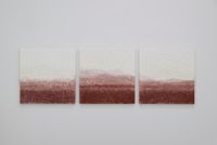 CAVE/red iron oxide by Yoriko Takabatake contemporary artwork painting, works on paper