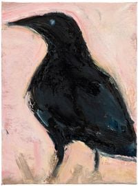 Crow (eye) by Matthew Krishanu contemporary artwork painting