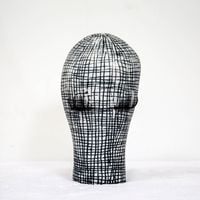 Headcase 80 by Julia Morison contemporary artwork sculpture, ceramics