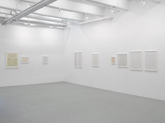 Exhibition view: Channa Horwitz, Lisson Gallery, New York (19 January–24 February 2018). © Estate of Channa Horwitz. Courtesy Lisson Gallery. Photo: George Darrell.