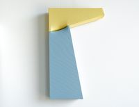 Yellow and Light Blue by Nobuko Watanabe contemporary artwork sculpture