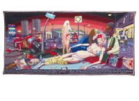 #Lamentation by Grayson Perry contemporary artwork textile