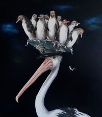 Kettle of Fish by Joanna Braithwaite contemporary artwork painting