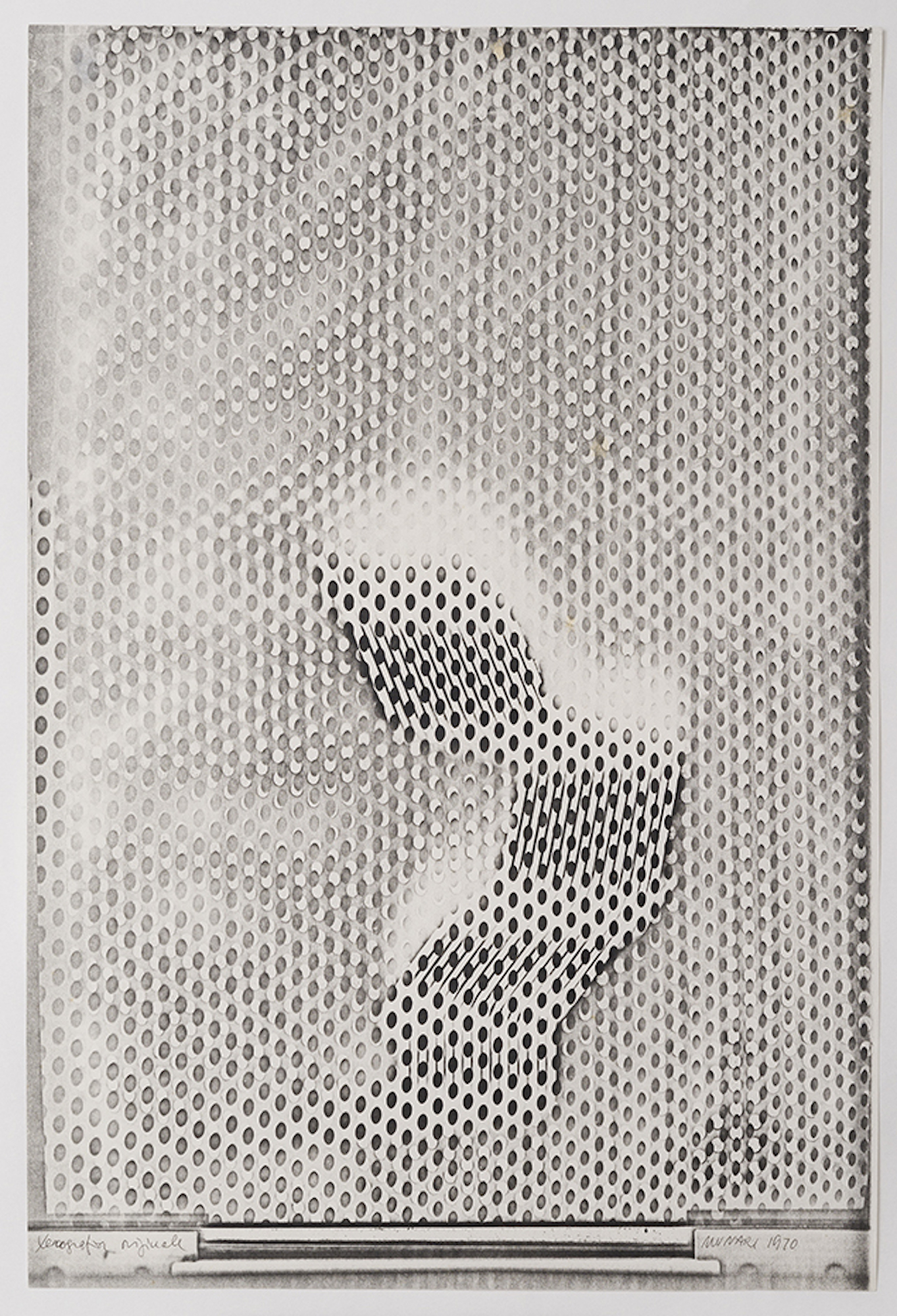 美品Bruno Munari: Air Made Visible 送料無料 Xerografia originale, 1970 by Bruno Munari | Ocula