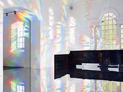 The South Korean artist painting a Yorkshire chapel with prismatic light